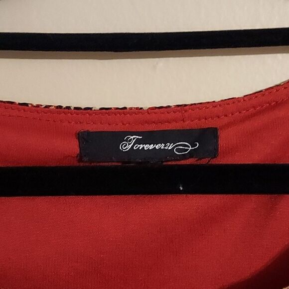 F21 Forever Flutter Sleeve Dress L - Picture 5 of 9